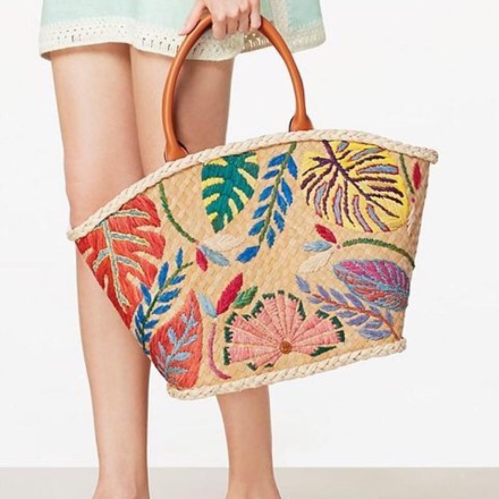 Tory Burch Straw Tote